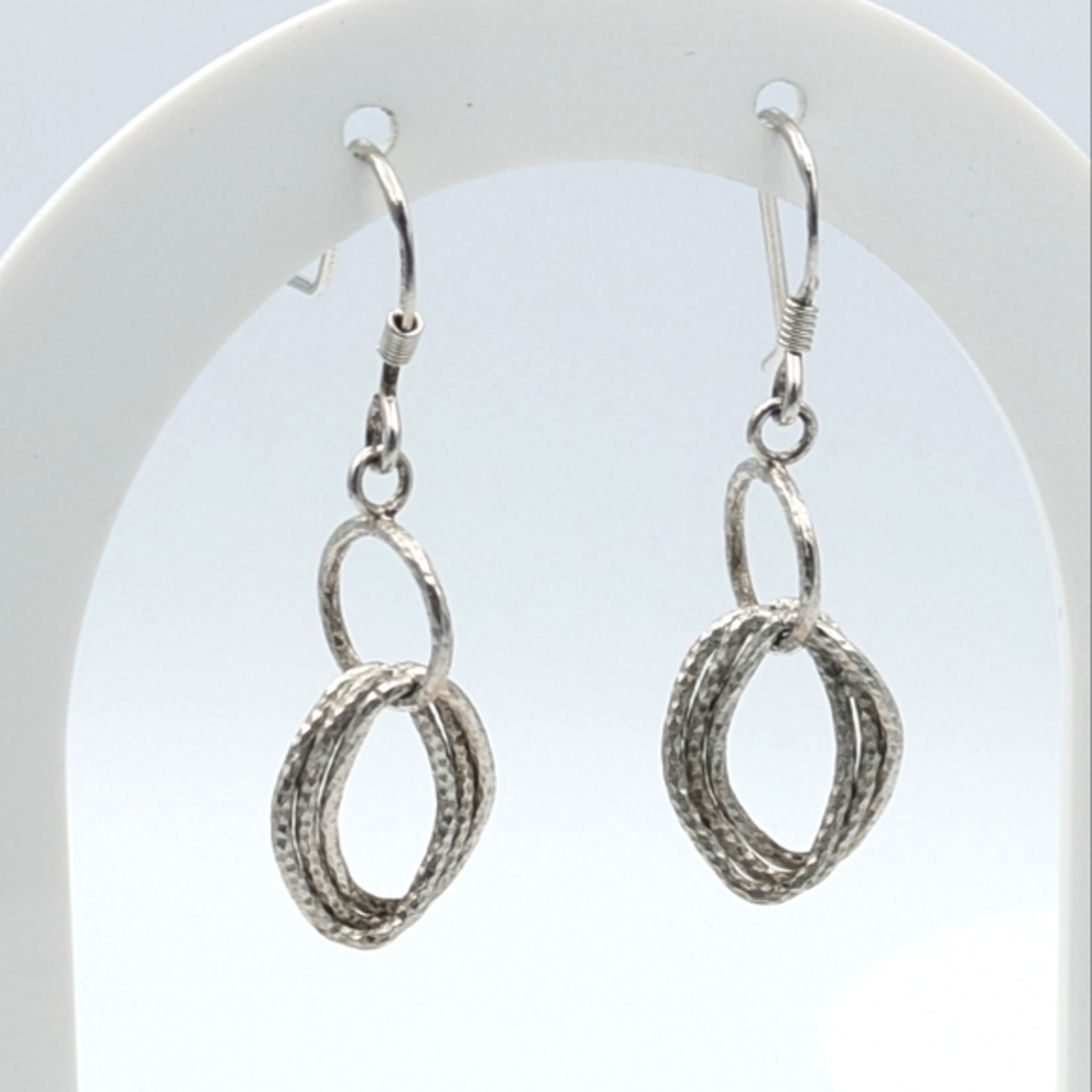 925 sterling silver dangle earrings